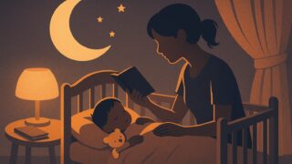 夜泣きしにくい寝かしつけ